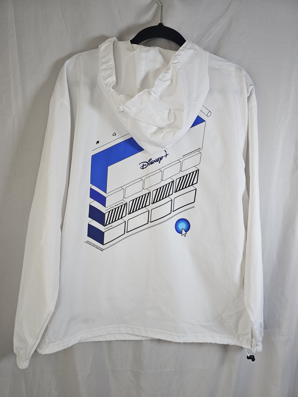 SDCC 2022 Exclusive Disney+ White Champion Windbreaker Jacket Men's M‎